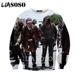 3D The Walking Dead zipHoodies Sweatshirt