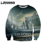 3D The Walking Dead zipHoodies Sweatshirt