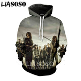 3D The Walking Dead zipHoodies Sweatshirt