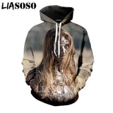 3D The Walking Dead zipHoodies Sweatshirt