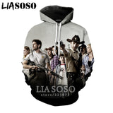 3D The Walking Dead zipHoodies Sweatshirt