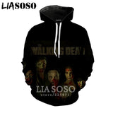 3D The Walking Dead zipHoodies Sweatshirt