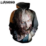 3D The Walking Dead zipHoodies Sweatshirt