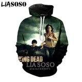 3D The Walking Dead zipHoodies Sweatshirt