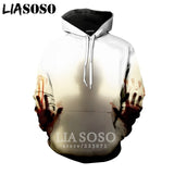 3D The Walking Dead zipHoodies Sweatshirt