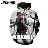 3D The Walking Dead zipHoodies Sweatshirt