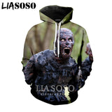 3D The Walking Dead zipHoodies Sweatshirt