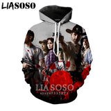 3D The Walking Dead zipHoodies Sweatshirt