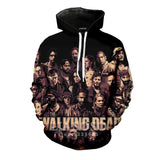 3D The Walking Dead zipHoodies Sweatshirt