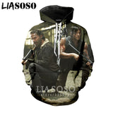 3D The Walking Dead zipHoodies Sweatshirt