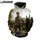 3D The Walking Dead zipHoodies Sweatshirt