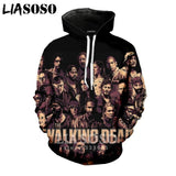 3D The Walking Dead zipHoodies Sweatshirt