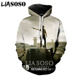 3D The Walking Dead zipHoodies Sweatshirt