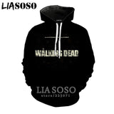 3D The Walking Dead zipHoodies Sweatshirt