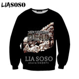 3D The Walking Dead zipHoodies Sweatshirt