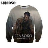 3D The Walking Dead zipHoodies Sweatshirt