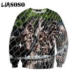 3D The Walking Dead zipHoodies Sweatshirt