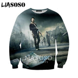 3D The Walking Dead zipHoodies Sweatshirt