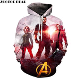 3D Avengers zipHoodies Sweatshirt