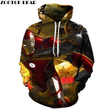 3D Avengers zipHoodies Sweatshirt