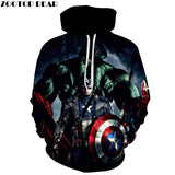 3D Avengers zipHoodies Sweatshirt