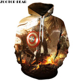 3D Avengers zipHoodies Sweatshirt